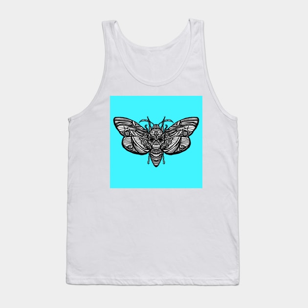 Death’s Head Moth Tank Top by GemmasGems